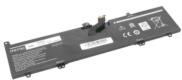 Mitsu bateria Dell Inspiron 11 3162, 3168, 3180 7.4V/7.6V, 3400mAh [BC/DE-11]
