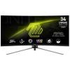34’’ MSI MAG 345CQR (VA LED zakrzywiony 1000R, 3440x1440, 300, 1ms, 180Hz) (2xHDMI 2.0, DP 1.4, Audio) pivot, czarny