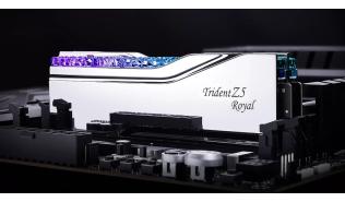 DDR5 48GB (2x24GB) 8400 MHz G.Skill Trident Z5 Royal RGB Silver CL40 XMP 3.0 40-52-52-134 1.4V [F5-8400J4052G24GX2-TR5S]