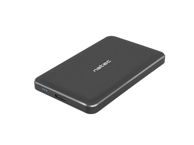 Obudowa HDD/SSD Natec Oyster Pro (2.5) SATA USB 3.0 aluminiowa (czarny) [NKZ-1430]