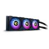Gigabyte AORUS WATERFORCE X 360 All-in-one Liquid Cooler with Circular LCD Display RGB Fusion 2.0 Triple 120mm ARGB