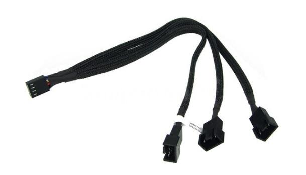 Gelid kabel zasilający (rozgałęźnik) FAN 4-pin (F) / 3 x FAN 4-pin  (M) (30 cm) [CA-PWM-05]