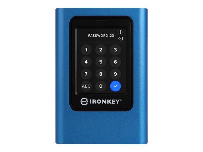 Kingston IronKey Vault Privacy 80 XTS-AES 256-bit Encrypted External 480GB SSD USB 3.2 Gen1 (szyfrowany, ekran dotykowy) [IKVP80ES/480G]