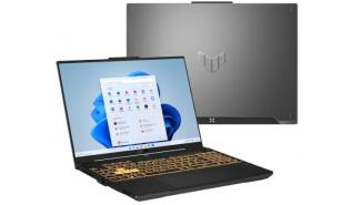 Asus TUF Gaming F16 [FX607VJ-RL001W] 8-Core Intel Core 5 210H /16 1920x1200 matowa IPS 144Hz / 16GB DDR5 (max 64GB) / 512GB / RTX3050 6GB / pk RGB / 56Wh / 2.2kg / Win11Home (czarny)