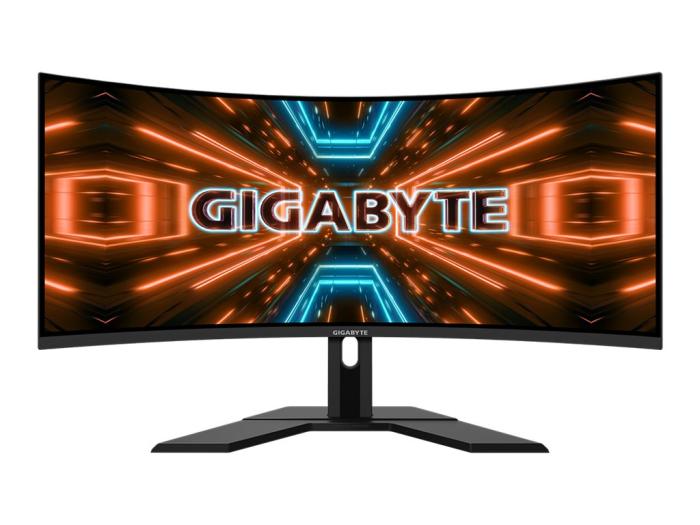 34’’ Gigabyte G34WQC (VA 4K zakrzywiony 1500R, 3440x1440, 350, 1ms, 120% sRGB, HDR 400, 144Hz) (2xHDMI 2.0, 2xDP 1.4) głośniki, czarny