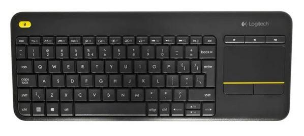Logitech Wireless K400 Plus Touch (membranowa, niskoprofilowa z touchpadem)) (czarny) [920-007143]