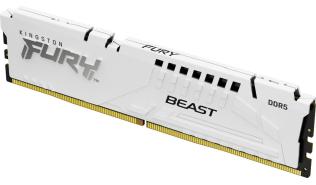 DDR5 16GB 5600 MHz Kingston Fury Beast White EXPO AMD, XMP 3.0 CL36 36-38-38 1.25V [KF556C36BWE-16]