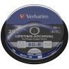 Blu-ray (BD-R) M-Disc Verbatim 25GB x4 10-pack Spindle [43825]