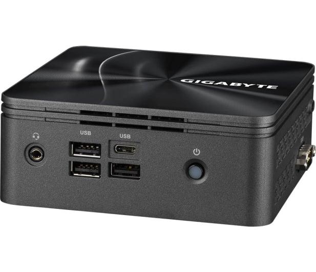 Komputer miniPC GIGABYTE BRIX GB-BER5-5500 AMD Ryzen 5 5500U 2xDDR4 SO-DIMM slot/M.2 socket 2.5G LAN/7 USB/2 HDMI/1 mDP/19.5V DC IN