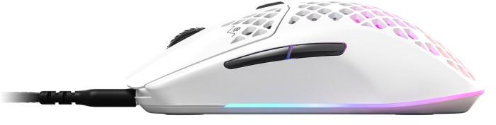 SteelSeries Aerox 3 Snow 8500dpi (optyczna, USB, 1, 6)