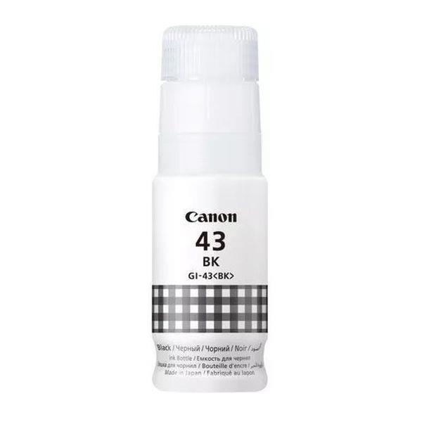 Canon GI-43 BK EMB Black Ink Bottle [4698C001] - czarny, oryginalny wkład z atramentem Canon, 70 ml, 3700 stron (Canon PIXMA G640, G540)