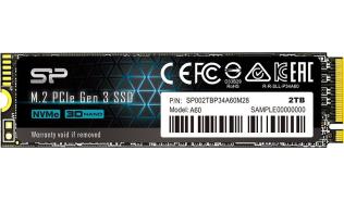 Silicon Power Ace A60 2TB SSD M.2 2280 PCIe Gen3x4 NVMe 1.3 TLC (2200/1600MB/s) (TBW 1200TB) [SP002TBP34A60M28]