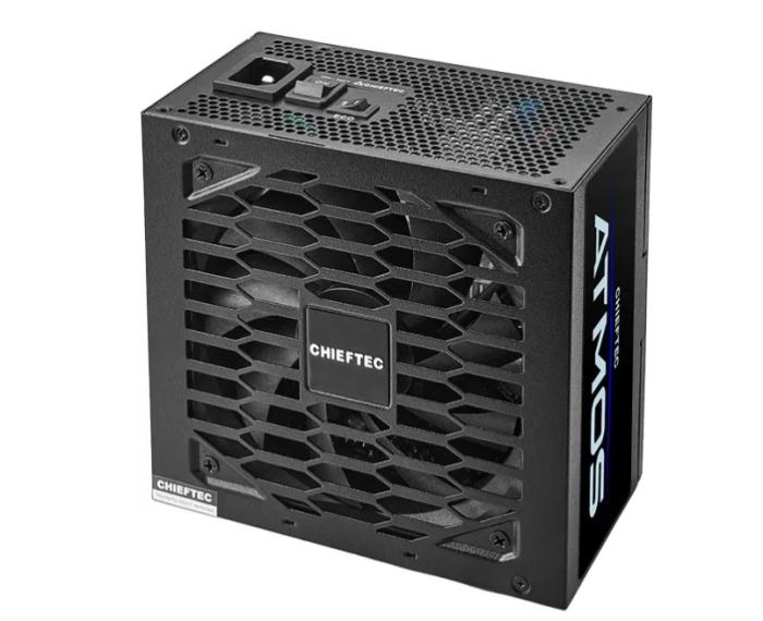 Chieftec Atmos CPX-850FC (850W) 80+Gold (1x120mm) (CPU 2x4+4) (PCI-E 3x4+2, PCI-E 5.0) (2xMolex, 6xSATA)