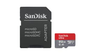 Secure Digital 512GB Sandisk Micro SDXC Ultra UHS-I Class 10 A1 Android + adapter (120MB/s) [SDSQUA4-512G-GN6MA]