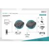 Przełącznik Digitus USB 3.0, 2 PC - 1 Urządzenie, samozasilający [DA-73300-2]