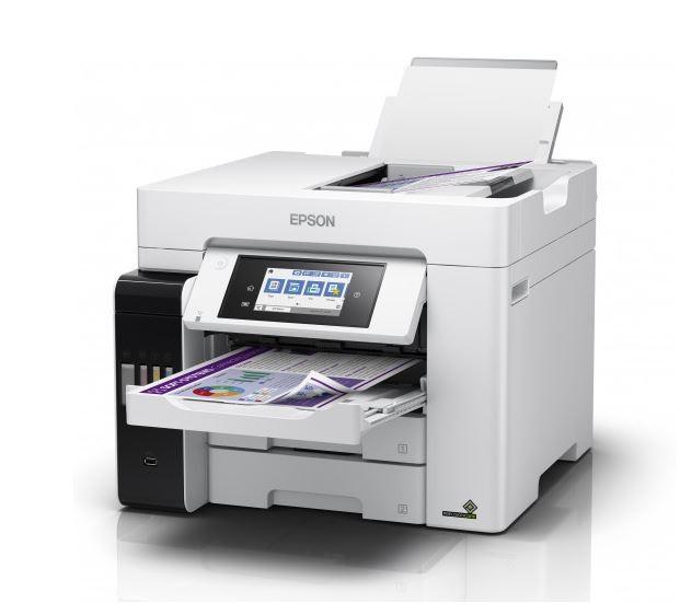Epson EcoTank L6580  (drukarka, kopiarka, skaner, faks, ADF) (tusz 112) (USB 2.0, LAN, WiFi, Host USB)