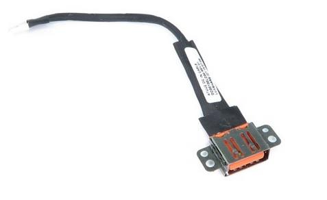 Gniazdo zasilania z kablem do wtyczki prostokątnej do notebooków Lenovo Yoga 3 Pro-1370 / 5Pin dł.11cm [5C10G97330, ATUU2 DC00100LC00 REV:01, DC30100LO00 / ZN0033]