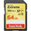 Secure Digital 64GB Sandisk SDXC Extreme V30 UHS-I U3 (150/60MB/s) [SDSDXV6-064G-GNCIN]