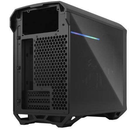 Fractal Design Torrent Nano Black TG Dark tint (szkło hartowane) (1x USB-C 3.2 Gen1, 2x USB 3.2 Gen1) (2x2.5, 1x3.5/2.5) [FD-C-TOR1N-01]