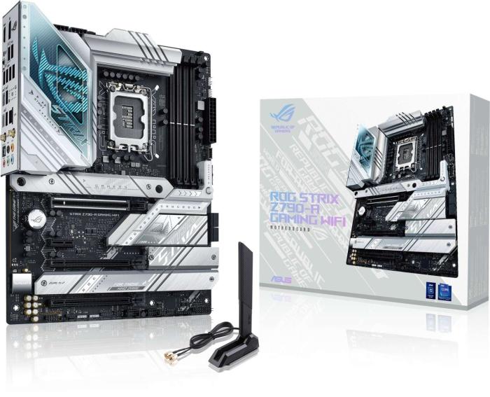 Asus ROG STRIX Z790-A GAMING WIFI (Intel Z790) [S1700, 4xDDR5 do 7800MHz, (HDMI 2.1, DP 1.4), (4xM.2, 1xPCIe 5.0 x16, 1xPCIe 4.0 x4, 1xPCIe 3.0 x1), WIFI 6E, ATX]