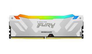DDR5 16GB 6400 MHz Kingston Fury Renegade White RGB CL32 1.4V [KF564C32RWA-16]