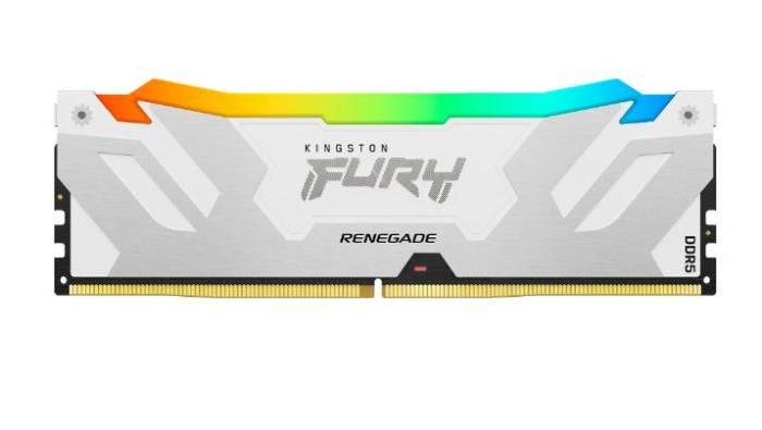 DDR5 16GB 6000 MHz Kingston Fury Renegade White RGB CL32 1.35V [KF560C32RWA-16]