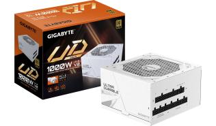 Gigabyte UD1000GM PG5 ICE V2 (1000W) (1x120mm) Modularny 80+Gold (CPU 2x4+4) (PCI-E 4x6+2, 1x12+4) (3xMolex, 8xSATA) [GP-UD1000GM PG5 ICE V2]