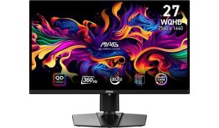 (27) 26.5 MSI MAG 271QPX QD-OLED E2 (QD-OLED, 2560x1440, 250, 0.03ms, 2400Hz) (2xHDMI 2.1, 1xDP 1.4) pivot, czarny
