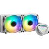 MSI MAG CoreLiquid 240R V2 White CPU cooler (2x120 mm, 4-pin PWM + 3-pin ARGB, ARGB) (wodne) [306-7ZW1B50-813]
