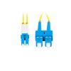 Lanberg patchcord światłowód SM SC/UPC-LC/UPC DUPLEX 3mm LSZH G657A1 żółty (2m) [FO-SULU-SD11-0020-YE]