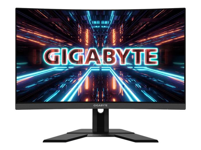 27’’ Gigabyte GS27QC EU (VA zakrzywiony 1500R, 2560x1440, 250, 1ms, 165Hz) (2xHDMI, DP 1.2a, 2xUSB-3.0, Audio) vesa, głośniki (2x2W), czarny
