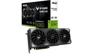 GeForce RTX5060 Asus 8GB GDDR7 TUF Gaming OC [TUF-RTX5060-O8G-GAMING] (1xHDMI 2.1b, 3xDP 2.1b) (128-bit, PCIe 5.0)