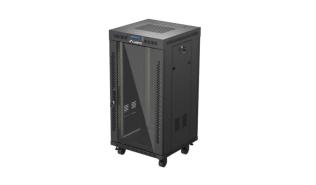 Lanberg szafa rack stojąca 19 22U 600x800 drzwi szklane LCD (czarny) [FF01-6822-12B]
