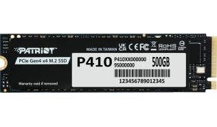 Patriot Viper P410 500GB SSD M.2 2280 PCIe Gen4x4 NVMe 1.4 (160TB TBW) (5000/2300 MB/s) [P410P500GM28H]
