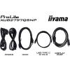 27’’ Iiyama G-Master Red Eagle GB2770QSU-B6 (Fast IPS LED, 2560x1440, 400, 1200:1, 0.2ms, 180Hz) (HDMI 2.0, DP 1.2, 4xUSB 3.2 Gen1, Audio) pivot, głośniki (2x2W), czarny