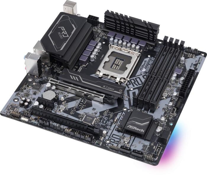 Asrock B660M PRO RS (Intel B660) [S1700, 4xDDR4 do 5333MHz, (HDMI 2.1, DP 1.4) (2xM.2, 1xPCIe 4.0 x16, 1xPCIe 3.0 x16 (x4), 1xPCIe 3.0 x1), micro ATX]