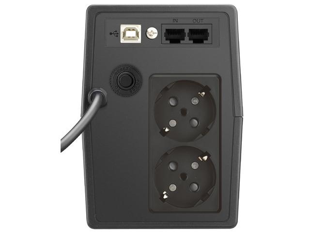 UPS POWERWALKER LINE-INTERACTIVE 800VA SCL 2X SCHUKO 230V, RJ11/45 IN/OUT, USB, LCD [VI 800 SCL]
