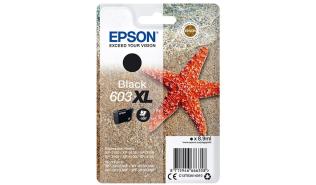C13T03A14010 (603XL) - czarny, oryginalny wkład z atramentem Epson, 3,4 ml, 150 stron (Epson XP-2100 XP-2105 XP-2150 XP-2155 XP-3100 XP-3105 XP-3150 XP-3155 XP-4100 XP-4105, XP-4105 XP-4150)