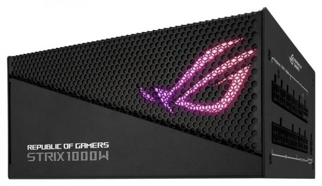 Asus ROG STRIX Aura (1200W) (1x135mm) Modularny 80+Gold (CPU 2x4+4) (PCI-E 1x12+4, 4x8) (4xMolex, 5xSATA) [ROG-STRIX-1200G-AURA-GAMING]