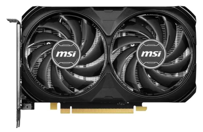 GeForce PCI-E RTX4060Ti MSI 16GB GDDR6 Ventus 2X Black [GeForce RTX 4060 TI VENTUS 2X BLACK 16G] (1xHDMI 2.1a, 3xDP 1.4a) (128-bit, PCI-E 4.0)