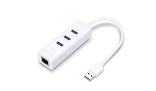 TP-Link UE330 (karta sieciowa GigabitEthernet 10/100/1000 na USB 3.0 z hubem 3xUSB 3.0)