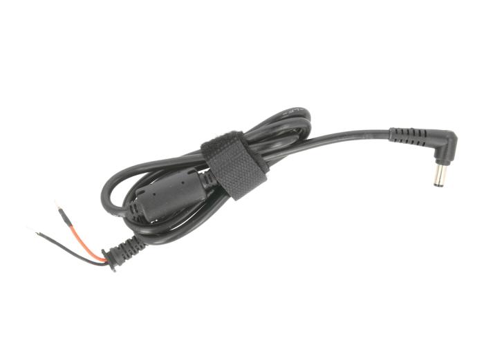 Wtyk z kablem do notebooków Acer, Asus, Toshiba, Fujitsu - Siemens itp. wtyczka 5.5x2.5mm kątowy (gruby 135W) [DC-LIT1971]