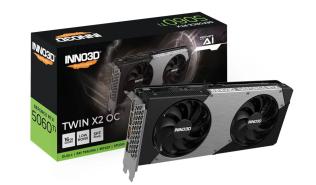 GeForce RTX5060Ti Inno3D 16GB GDDR7 Twin X2 OC [N506T2-16D7X-191073N] (1xHDMI 2.1b, 3xDP 2.1b) (128-bit, PCIe 5.0)