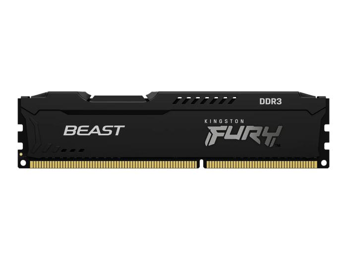 DDR3 8GB 1600 MHz Kingston Fury Beast Black CL10 10-10-10 1.5V [KF316C10BB/8]