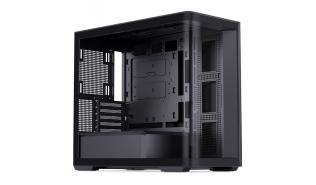 Jonsbo D300 Black Midi-Tower Tempered Glass (czarny) (2xUSB 3.2 Gen1, 1xUSB-C 3.2 Gen1, 1xAudio) (2x2.5, 1x3.5)