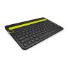 Logitech Wireless K480 Black/Yellow (membranowa, niskoprofilowa) (czarny) [920-006366]