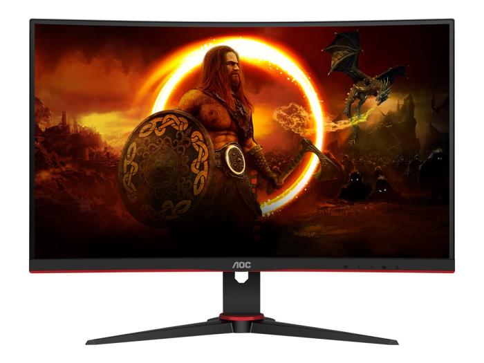 27’’ AOC C27G2ZE/BK (VA zakrzywiony 1800R, 1920x1080, 300, 5ms, 120% sRGB, 240Hz) (2xHDMI 2.0, DP 1.2) czarny