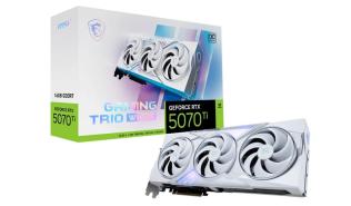 GeForce RTX5070Ti MSI 16GB GDDR7 Gaming Trio OC White (1xHDMI 2.1b, 3xDP 2.1b) (256-bit, PCIe 5.0)
