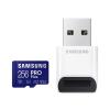 Secure Digital 256GB Samsung Micro SDXC Pro Plus Class 10 UHS-I U3 A2 + czytnik (160/120MB/s) [MB-MD256KB/WW]