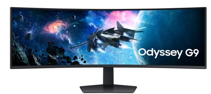 49’’ Samsung Odyssey LS49CG954EUXEN (zakrzywiony 1800R, 5120x1440, 250, 0.3ms, 240Hz) (DP 1.4, HDMI 2.1,  3xUSB 3.0, Audio) vesa, czarny